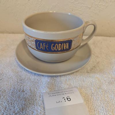 Sale Photo Thumbnail #118: Café Godiva cup and saucer