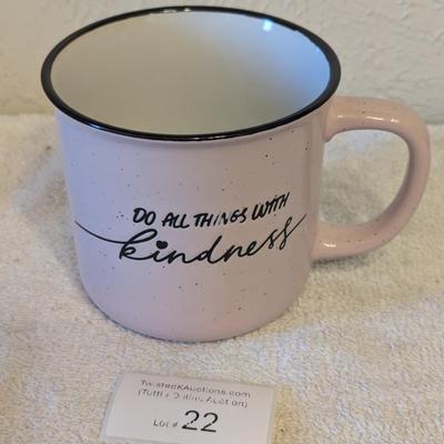 Sale Photo Thumbnail #149: Large Mug- Kindness- Pink