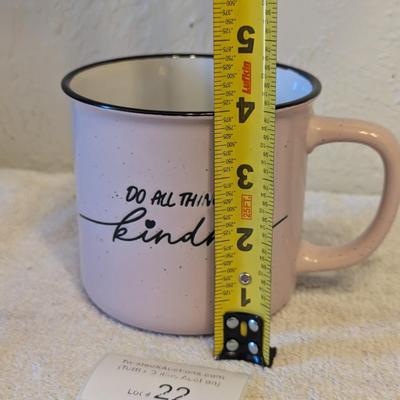 Sale Photo Thumbnail #152: Large Mug- Kindness- Pink