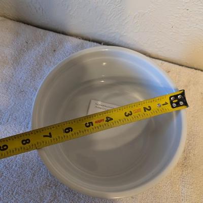 Sale Photo Thumbnail #169: Heavy thick ceramic bowl- white stoneware