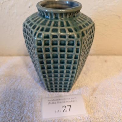 Sale Photo Thumbnail #171: small green ceramic vase