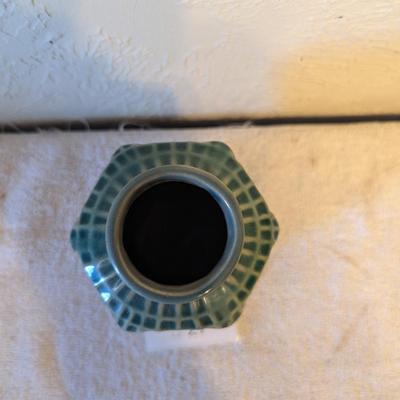 Sale Photo Thumbnail #176: small green ceramic vase