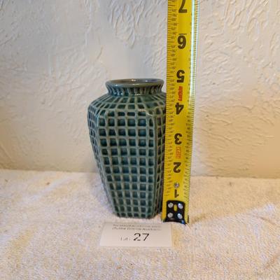 Sale Photo Thumbnail #175: small green ceramic vase