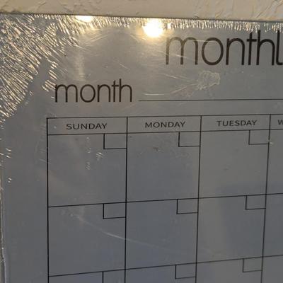 Sale Photo Thumbnail #200: New Monhtly planner dry erase board 16 x 12 in wall mounted