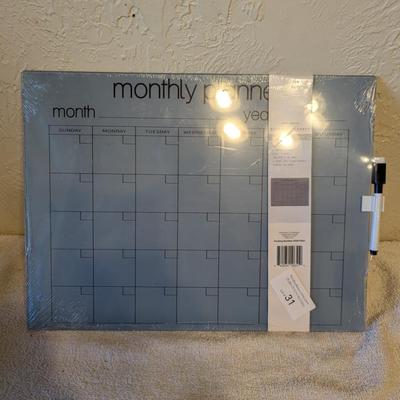 Sale Photo Thumbnail #197: New Monhtly planner dry erase board 16 x 12 in wall mounted