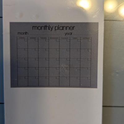 Sale Photo Thumbnail #202: New Monhtly planner dry erase board 16 x 12 in wall mounted