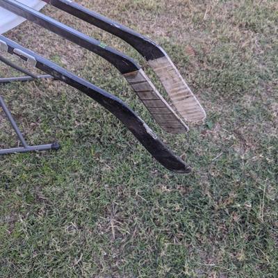 Sale Photo Thumbnail #300: HOCKEY STICKS  the table is not included.