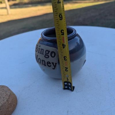Sale Photo Thumbnail #327: Bingo Money ceramic or stoneware container