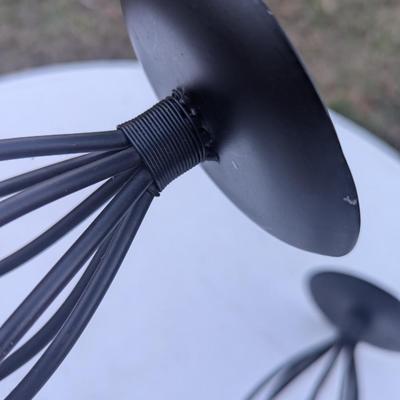 Sale Photo Thumbnail #365: Metal candle holders - set of 2