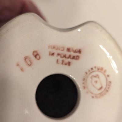 Sale Photo Thumbnail #412: set of porcelain salt and pepper shakers made in Poland