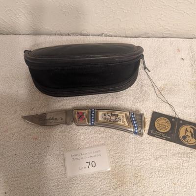 Sale Photo Thumbnail #431: Franklin Mint collectors knife