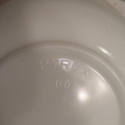 Sale Photo Thumbnail #490: Vintage Pyrex Hamilton beach white milk glass mixing bowl