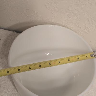 Sale Photo Thumbnail #492: Vintage Pyrex Hamilton beach white milk glass mixing bowl