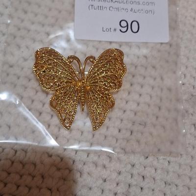 Sale Photo Thumbnail #535: Napier Butterfly pin or brooch