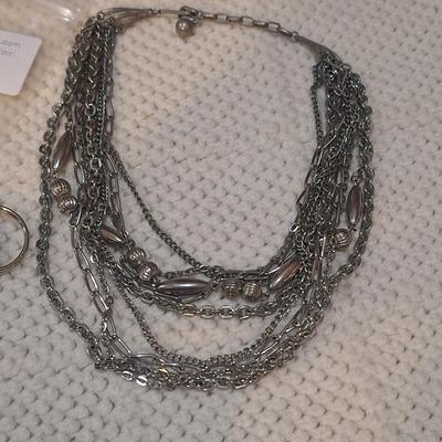 Sale Photo Thumbnail #604: necklace and key ring