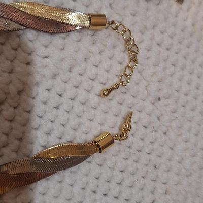 Sale Photo Thumbnail #612: one of them may have a marking but neither are actually gold.