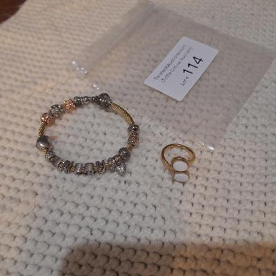 Sale Photo Thumbnail #671: bracelet and ring