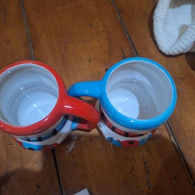 Sale Photo Thumbnail #726: the two small red ones are maybe a toothpick holder for the open one and the closed is one just a companion? We don’t' know the purpose.