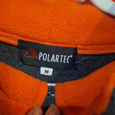 Sale Photo Thumbnail #839: The long sleeve fleece by Polartec is size M, the t shirt is size L