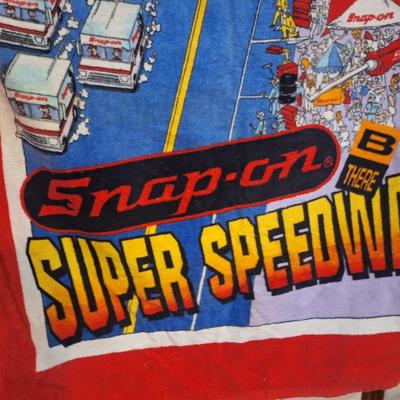 Sale Photo Thumbnail #855: Snap on super speedway beach towel