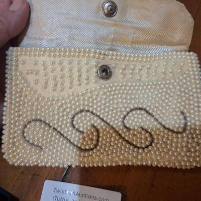 Sale Photo Thumbnail #871: this is small enough that it would hold a tube of lipstick, your ID and a few dollars but not much more.