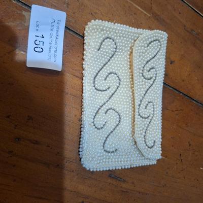 Sale Photo Thumbnail #870: this is small enough that it would hold a tube of lipstick, your ID and a few dollars but not much more.