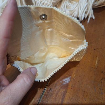 Sale Photo Thumbnail #873: this is small enough that it would hold a tube of lipstick, your ID and a few dollars but not much more.