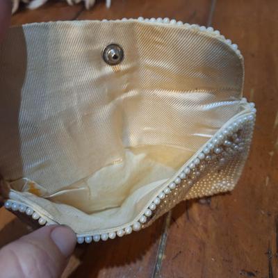 Sale Photo Thumbnail #872: this is small enough that it would hold a tube of lipstick, your ID and a few dollars but not much more.