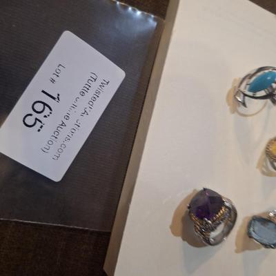 Sale Photo Thumbnail #924: Ring bundle- various sizes and designs