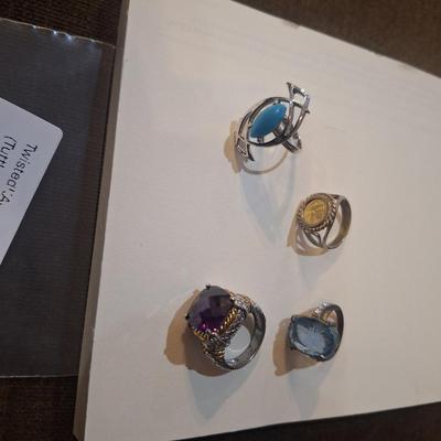 Sale Photo Thumbnail #920: Ring bundle- various sizes and designs