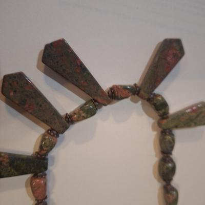 Sale Photo Thumbnail #941: type of stone is unknown, it is actual stone, lots of green and brown coloring