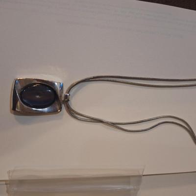 Sale Photo Thumbnail #944: necklace with amber colored stone