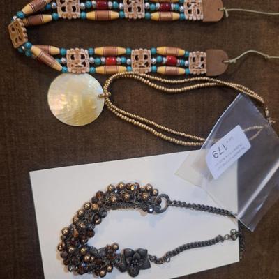 Sale Photo Thumbnail #973: 3 necklaces