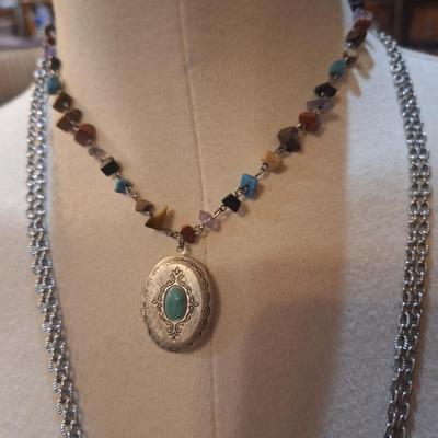 Sale Photo Thumbnail #1020: 2 necklaces