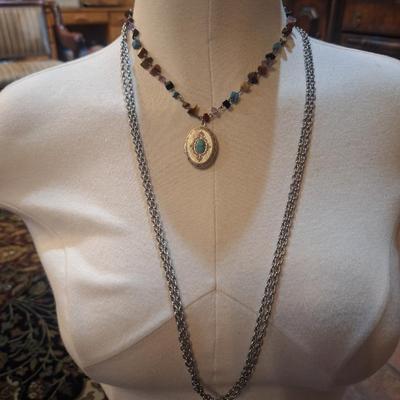 Sale Photo Thumbnail #1018: 2 necklaces