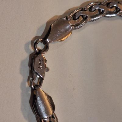 Sale Photo Thumbnail #1024: Sterling silver bracelet