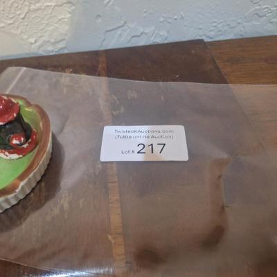 Sale Photo Thumbnail #1108: vintage ashtray of dog and fire hydrant