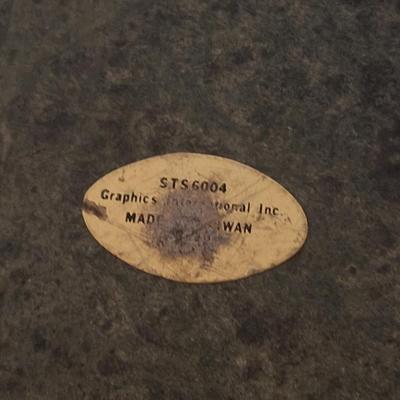 Sale Photo Thumbnail #1118: Stone trinket box with etched glass in lid