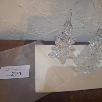 Sale Photo Thumbnail #1132: Glass Christmas trees