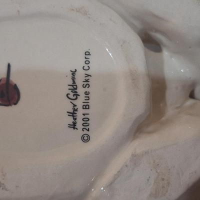 Sale Photo Thumbnail #1142: Blue sky polar bear votive candle holder