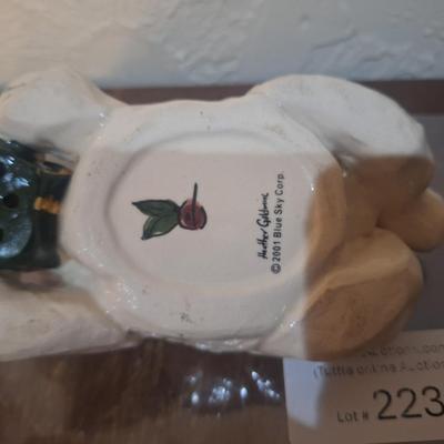 Sale Photo Thumbnail #1141: Blue sky polar bear votive candle holder