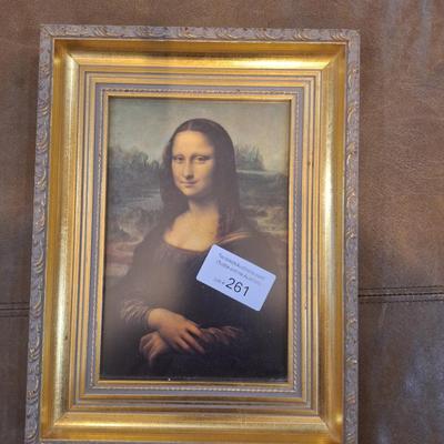 Sale Photo Thumbnail #1345: Framed print of Mona Lisa