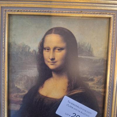 Sale Photo Thumbnail #1346: Framed print of Mona Lisa