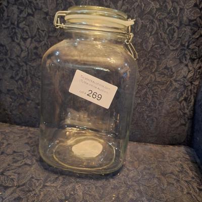 Sale Photo Thumbnail #1380: glass jar