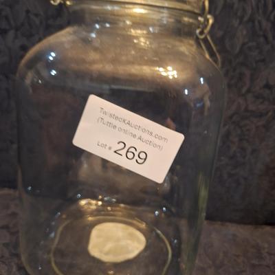 Sale Photo Thumbnail #1382: glass jar
