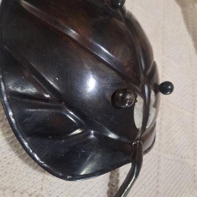 Sale Photo Thumbnail #1416: Metal leaf bowl