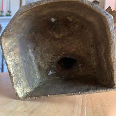 10” Bronze Krishna Statue – Playing Flute Under Tree – Hindu Art