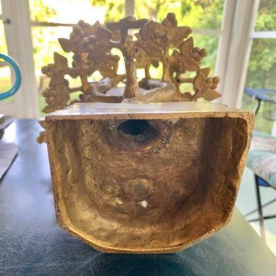 10” Bronze Krishna Statue – Playing Flute Under Tree – Hindu Art