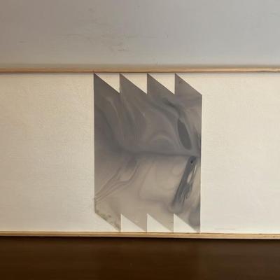 Blue Louvre Alan Goldstein (American, b. 1938) Mixed media 1976