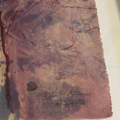 Alan Goldstein (b. 1938) - Acrylic Paper Diptych: Abstract June 1996